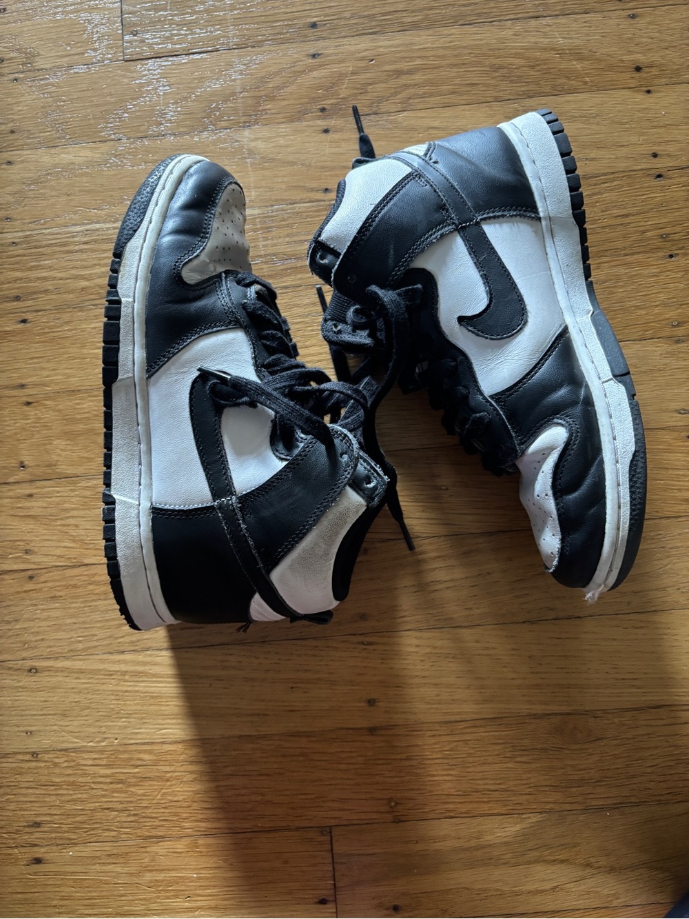 Nike Dunk High Retro Panda Big Kids Size 7